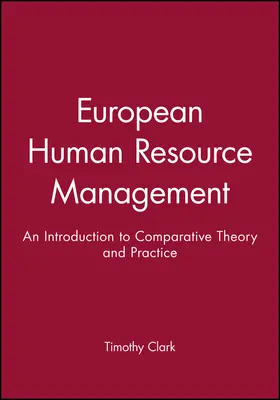Clark |  European Human Resource Management | Buch |  Sack Fachmedien