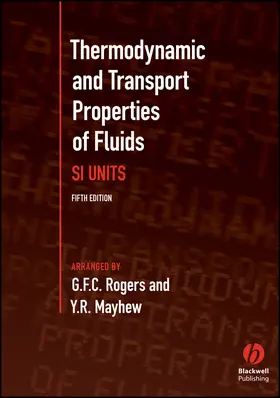 Rogers / Mayhew |  Thermodynamic and Transport Properties of Fluids | Buch |  Sack Fachmedien