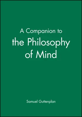 Guttenplan |  A Companion to the Philosophy of Mind | Buch |  Sack Fachmedien