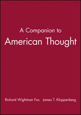 Fox / Kloppenberg |  Companion to American Thought | Buch |  Sack Fachmedien