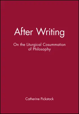 Pickstock | After Writing | Buch | 978-0-631-20672-9 | sack.de