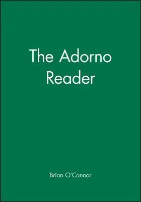 O'Connor |  The Adorno Reader | Buch |  Sack Fachmedien