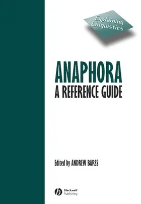 Barss |  Anaphora | Buch |  Sack Fachmedien