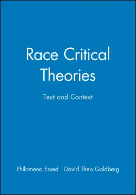 Essed / Goldberg |  Race Critical Theories | Buch |  Sack Fachmedien