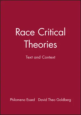 Essed / Goldberg |  Race Critical Theories | Buch |  Sack Fachmedien