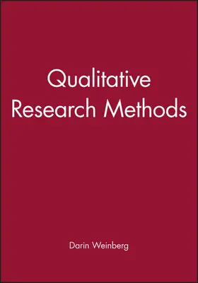 Weinberg |  Qualitative Research Methods | Buch |  Sack Fachmedien