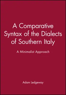 Ledgeway |  Comparative Syntax of the Dial | Buch |  Sack Fachmedien
