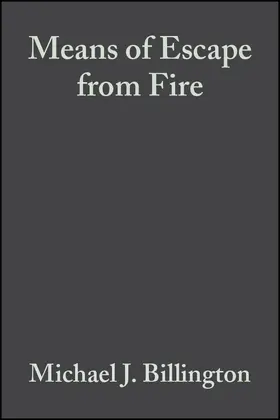 Billington / Copping / Ferguson |  Means of Escape from Fire | Buch |  Sack Fachmedien