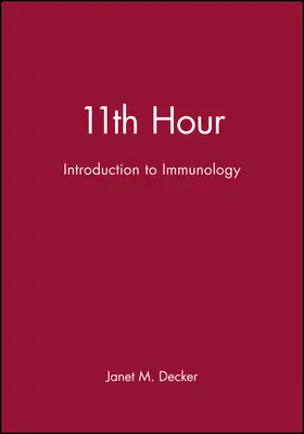 Decker |  11th Hour | Buch |  Sack Fachmedien