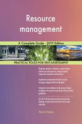 Blokdyk |  Resource management A Complete Guide - 2019 Edition | eBook | Sack Fachmedien