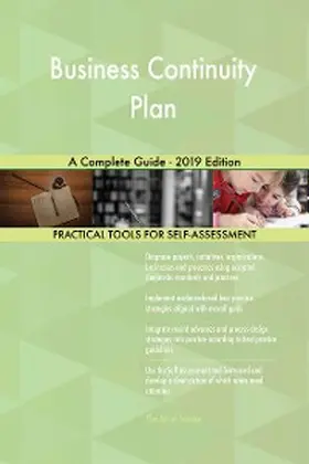 Blokdyk |  Business Continuity Plan A Complete Guide - 2019 Edition | eBook | Sack Fachmedien