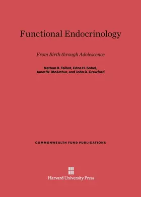 Talbot / Sobel / McArthur |  Functional Endocrinology | Buch |  Sack Fachmedien