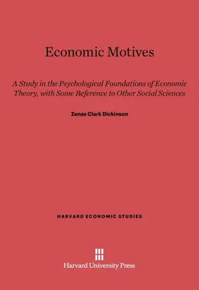 Dickinson |  Economic Motives | Buch |  Sack Fachmedien