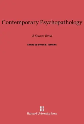 Tomkins |  Contemporary Psychopathology | Buch |  Sack Fachmedien