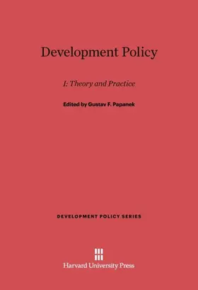 Papanek |  Development Policy | Buch |  Sack Fachmedien