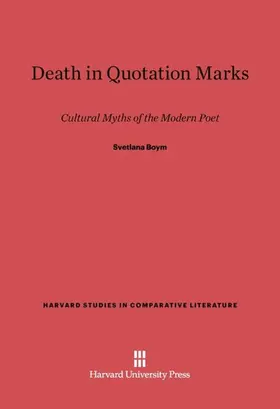 Boym |  Death in Quotation Marks | Buch |  Sack Fachmedien