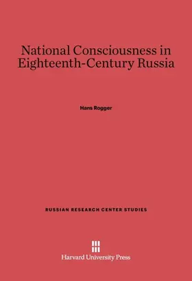 Rogger |  National Consciousness in Eighteenth-Century Russia | Buch |  Sack Fachmedien
