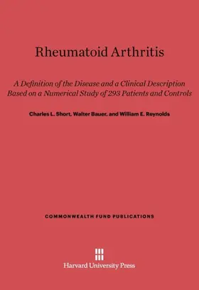 Short / Bauer / Reynolds |  Rheumatoid Arthritis | Buch |  Sack Fachmedien