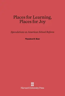 Sizer |  Places for Learning, Places for Joy | Buch |  Sack Fachmedien