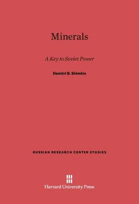 Shimkin |  Minerals | Buch |  Sack Fachmedien