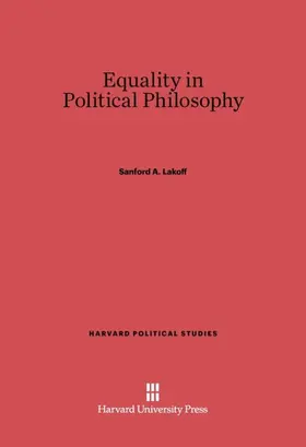 Lakoff |  Equality in Political Philosophy | Buch |  Sack Fachmedien