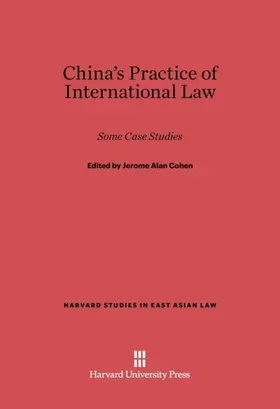 Cohen |  China's Practice of International Law | Buch |  Sack Fachmedien