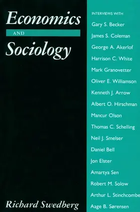 Swedberg | Economics and Sociology | Buch | 978-0-691-00376-4 | www.sack.de