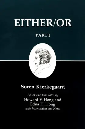 Kierkegaard / Hong |  Either/Or, Part I | Buch |  Sack Fachmedien