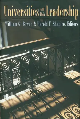 Bowen / Shapiro |  Universities and Their Leadership | Buch |  Sack Fachmedien