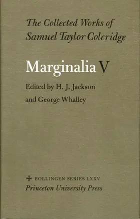 Coleridge / Jackson / Whalley |  The Collected Works of Samuel Taylor Coleridge, - Marginalia: Part 5. Sherlock to Unidentified | Buch |  Sack Fachmedien