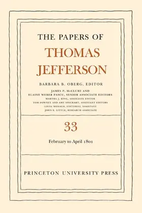 Jefferson / Oberg |  The Papers of Thomas Jefferson, Volume 33 | Buch |  Sack Fachmedien