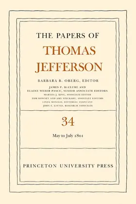 Jefferson / Oberg |  The Papers of Thomas Jefferson, Volume 34 | Buch |  Sack Fachmedien