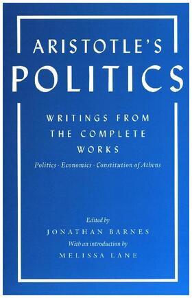 Barnes | Aristotle's Politics | Buch | 978-0-691-17345-0 | www.sack.de
