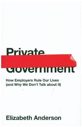 Anderson |  Private Government | Buch |  Sack Fachmedien