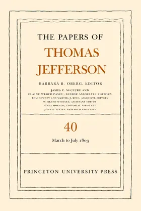 Jefferson / Oberg |  The Papers of Thomas Jefferson, Volume 40 | eBook | Sack Fachmedien