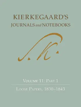 Kierkegaard / Cappelørn / Hannay |  Kierkegaard's Journals and Notebooks, Volume 11, Part 1 | eBook | Sack Fachmedien