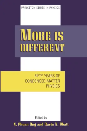 Ong / Bhatt |  More is Different | eBook | Sack Fachmedien