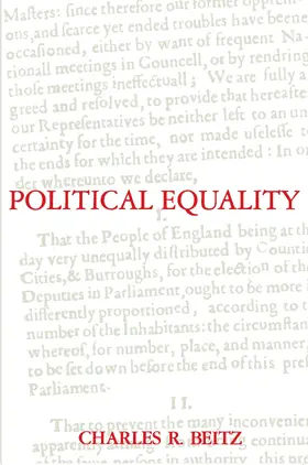 Beitz |  Political Equality | eBook | Sack Fachmedien