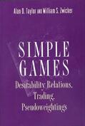 Taylor / Zwicker |  Simple Games | eBook | Sack Fachmedien