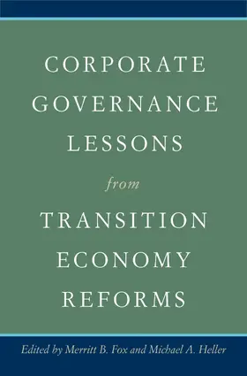 Fox / Heller |  Corporate Governance Lessons from Transition Economy Reforms | eBook | Sack Fachmedien