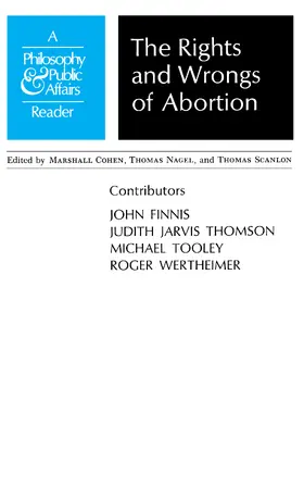 Cohen |  Rights and Wrongs of Abortion | eBook | Sack Fachmedien