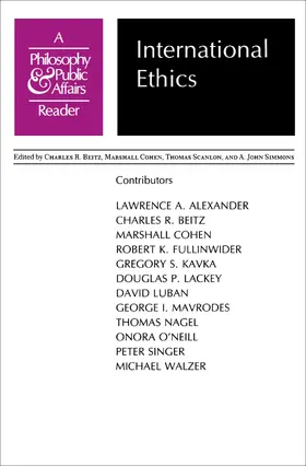 Alexander / Beitz |  International Ethics | eBook | Sack Fachmedien