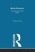Poppe |  Buriat Grammar | Buch |  Sack Fachmedien