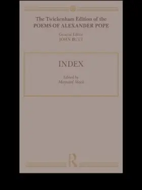 Mack / John |  The Twickenham Edition of the Poems of Alexander Pope | Buch |  Sack Fachmedien