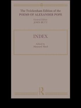 Muller / John / Cowell | The Twickenham Edition of the Poems of Alexander Pope | Buch | 978-0-7007-1554-1 | sack.de