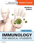 Helbert |  Immunology for Medical Students | Buch |  Sack Fachmedien