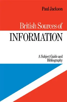 Jackson |  British Sources of Information | Buch |  Sack Fachmedien