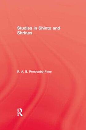 Ponsonby-Fane | Studies in Shinto & Shrines | Buch | 978-0-7103-1059-0 | sack.de