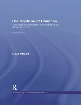 Moivre |  The Doctrine of Chances | Buch |  Sack Fachmedien