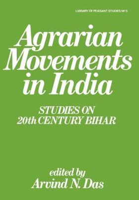 Das | Agrarian Movements in India | Buch | 978-0-7146-3216-2 | sack.de